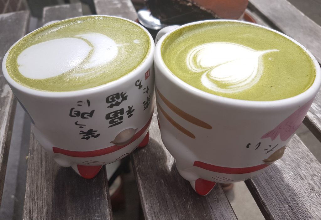 アムステルダムで抹茶ラテ