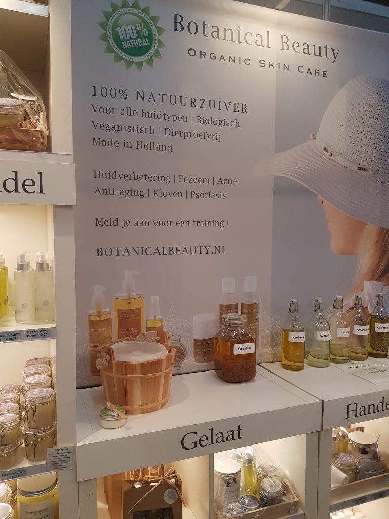 オランダの美容イベントで売っているビオコスメ