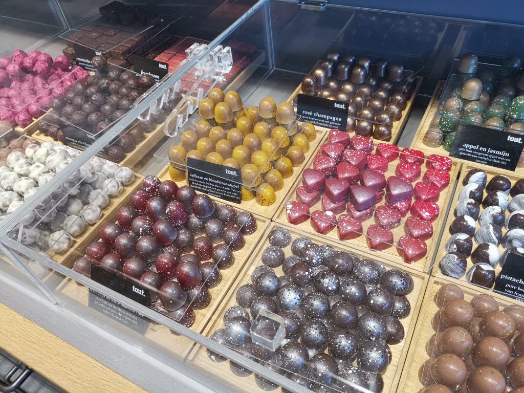 アムステルダムのケーキ屋さんのチョコレートボンボン