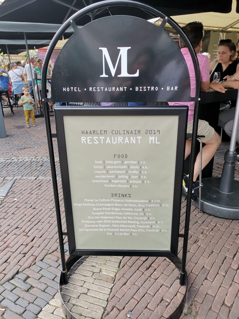ハーレムの屋外レストランイベントHAARLEM CULINAIR