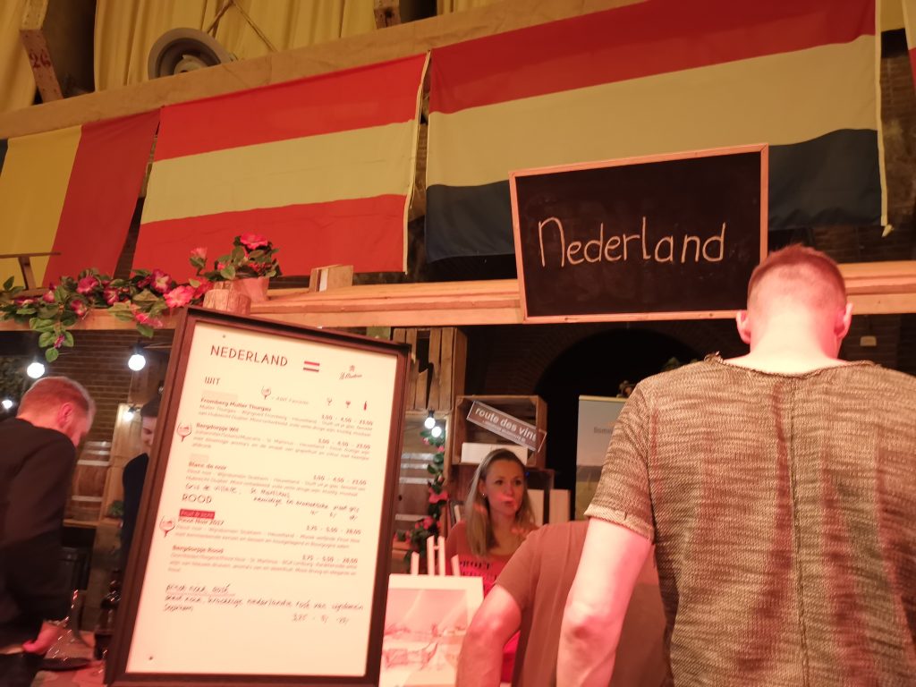 アムステルダムワインフェスティバルでオランダワイン